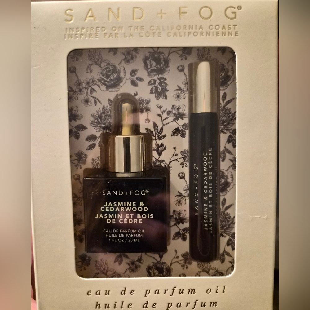 SAND + FOG Jasmine & Cedarwood  Set Of 2 Sealed BNIB